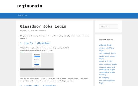 Glassdoor Jobs Log In | Glassdoor - LoginBrain