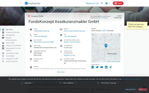 FondsKonzept Assekuranzmakler GmbH | Implisense