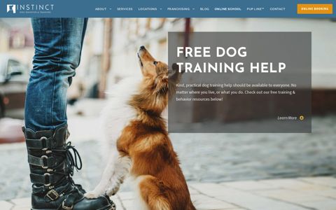 Free Online School | Instinct Dog Behavior & Training®
