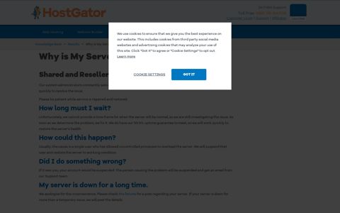 Why is My Server Down? | HostGator Support