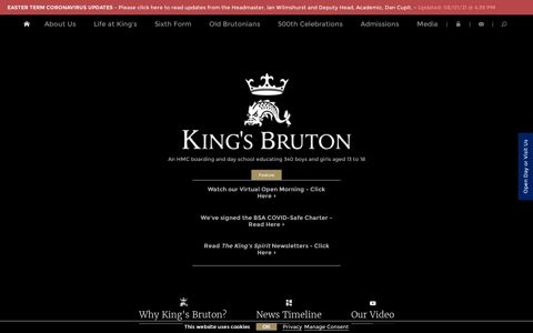 King's Bruton: An independent fully co-educational secondary ...