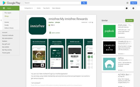 innisfree:My innisfree Rewards – Apps on Google Play