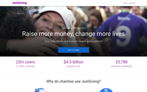 JustGiving for charities – raise more money online