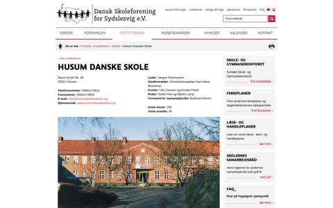 Husum Danske Skole | Dansk Skoleforening for Sydslesvig e.V.