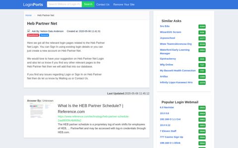 Login Heb Partner Net or Register New Account - LoginPorts