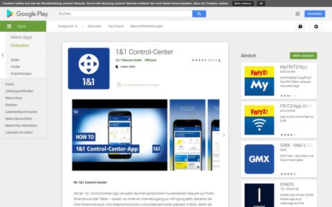 1&1 Control-Center – Apps bei Google Play