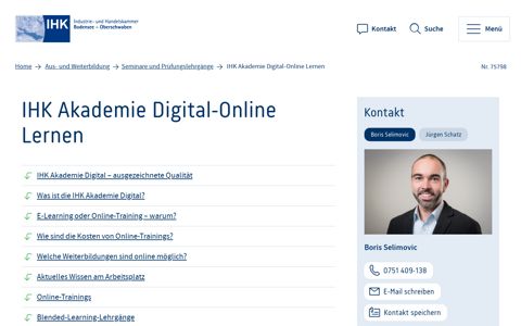 E-Learning mit der IHK Akademie Digital - IHK Bodensee ...