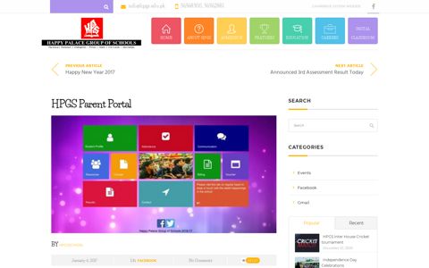 HPGS Parent Portal – Happy Palace Grammar School