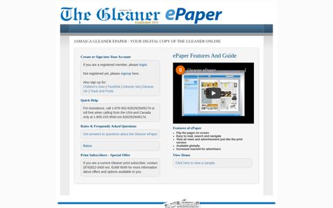 Jamaica Gleaner ePaper - Your digital copy of the Gleaner ...