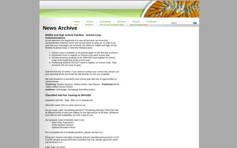 News Archive - Charlotte Wood Middle School - San Ramon Valley ...