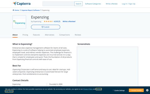 Expenzing Reviews and Pricing - 2020 - Capterra