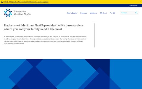 Patients & Visitors | Hackensack Meridian Health