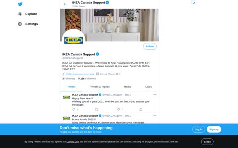 IKEA Canada Support (@IKEACASupport) | Twitter