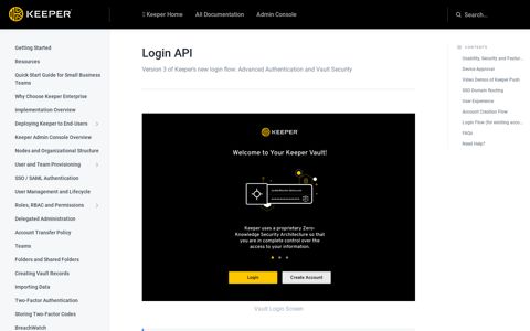 Login API - Enterprise Guide - Keeper Documentation Portal