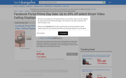 Facebook Portal Prime Day Sale: Up to 39% off select Smart ...