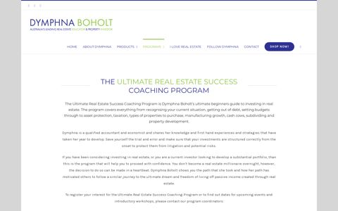 Ultimate Real Estate Success Coaching Program – Dymphna ...