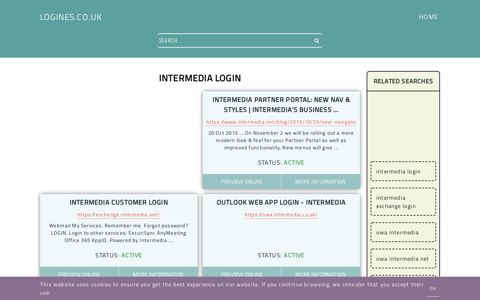 intermedia login - General Information about Login - Logines.co.uk