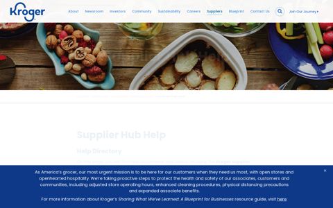 Supplier Hub Help - The Kroger Co.