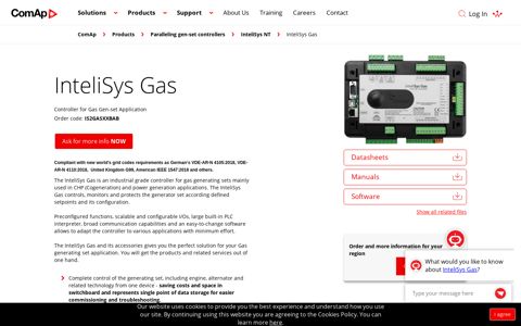 InteliSys Gas - ComAp