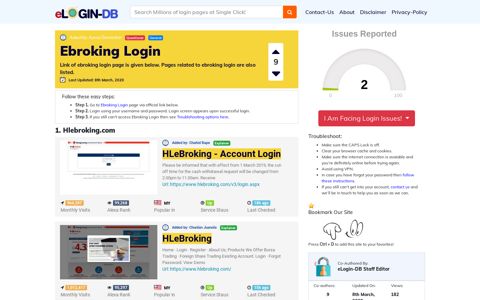 Ebroking Login - A database full of login pages from all over ...