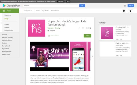 Hopscotch - India's largest kids fashion brand – Apps on ...