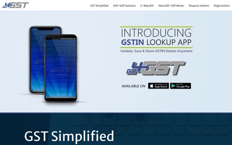 Go4GST – An integrated ASP-GSP Enterprise Solution for ...
