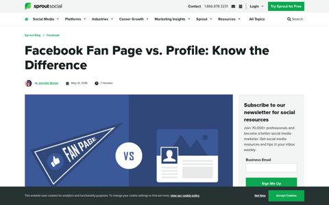 Facebook Fan Page & Profile: Know the Difference | Sprout ...