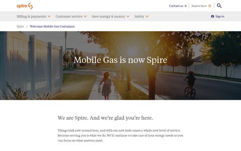 Welcome Mobile Gas Customers | Spire