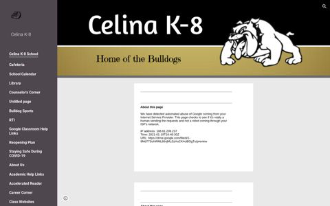 Celina K-8 - Google Sites