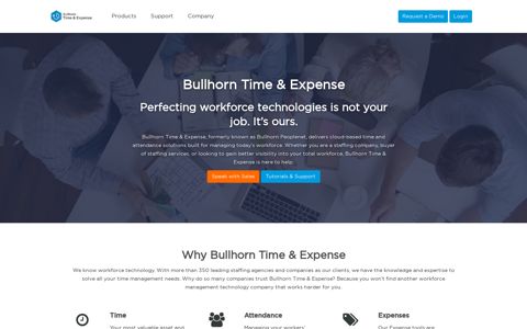 Bullhorn Time & Expense Home | Bullhorn
