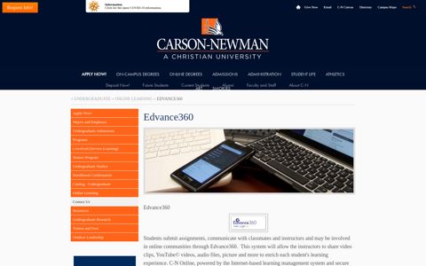 Edvance360 - Carson-Newman