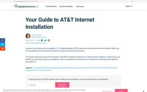 Your Guide to AT&T Internet Installation | HighSpeedInternet ...