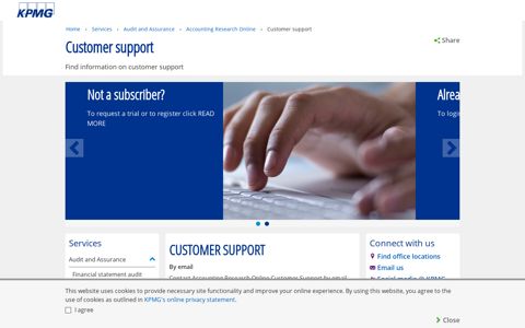 Customer support - KPMG Lebanon - KPMG International