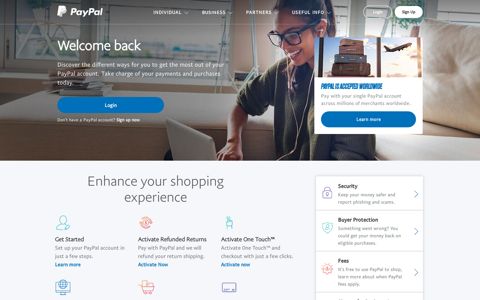 My PayPal for Shoppers - PayPal India