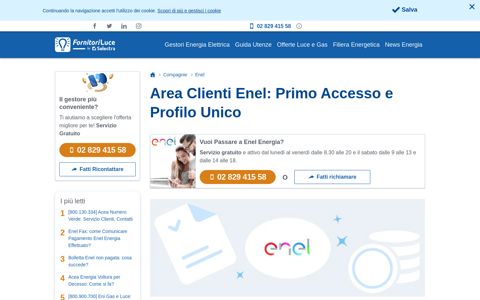 Area Clienti Enel: Primo Accesso e Profilo Unico