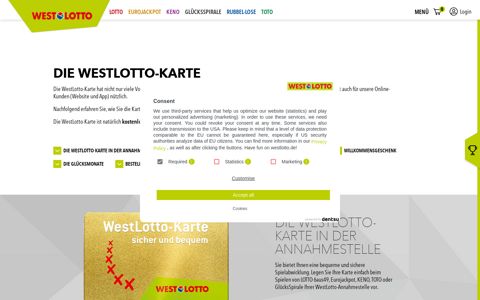 Die WestLotto-Karte - WestLotto.de