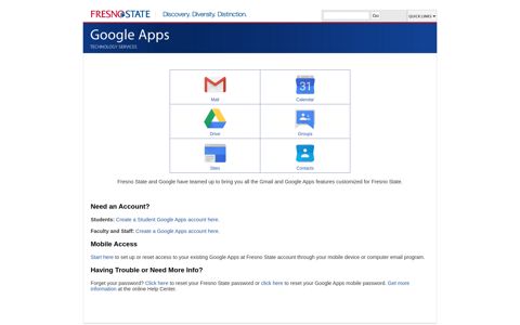 Google Apps at Fresno State