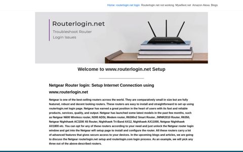 Routerlogin.net login - Netgear Router login | Router Login