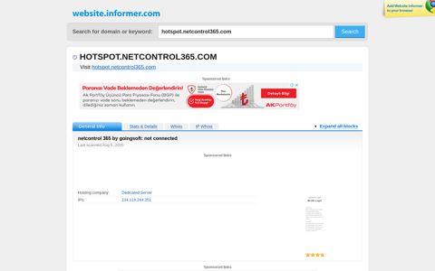 hotspot.netcontrol365.com at WI. netcontrol 365 by goingsoft ...