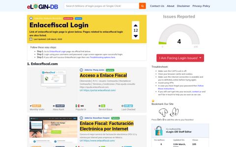 Enlacefiscal Login - A database full of login pages from all ...