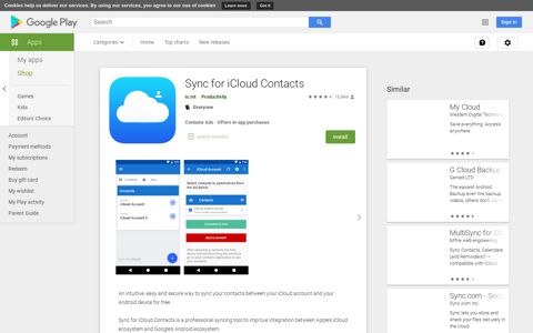 Sync for iCloud Contacts - Apps on Google Play