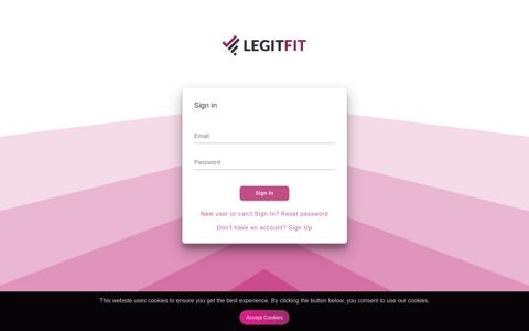 Sign In | LegitFit