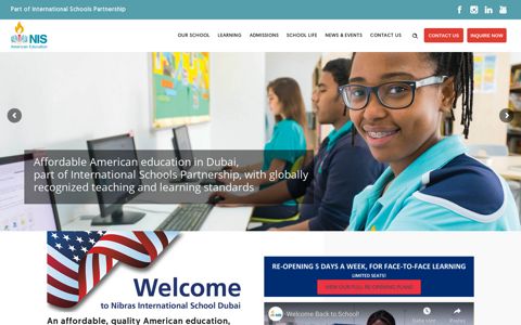 NIS | American School in Dubai offering an affordable ...