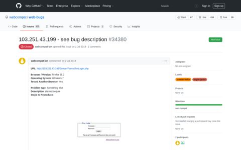 103.251.43.199 - see bug description · Issue #34380 ... - GitHub