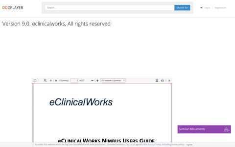 Version 9.0. eclinicalworks, All rights reserved - PDF Free ...