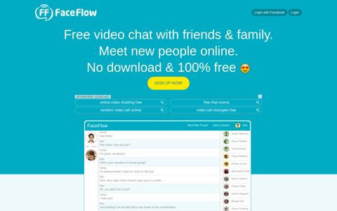 FaceFlow: Free Video Chat Online with Friends & Meet New ...