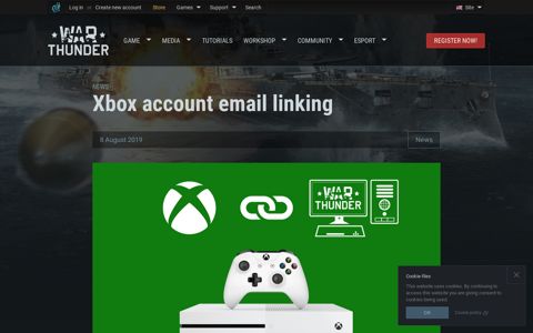 Xbox account email linking - War Thunder