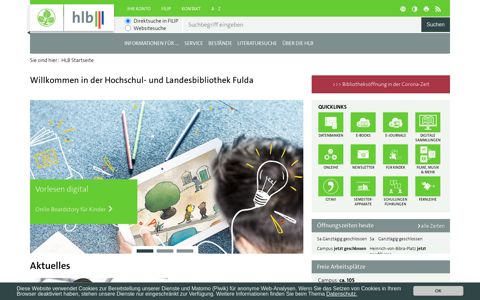 HLB Startseite – Hochschule Fulda