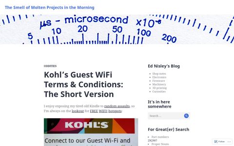 Kohl's Guest WiFi Terms & Conditions: The Short Version ...