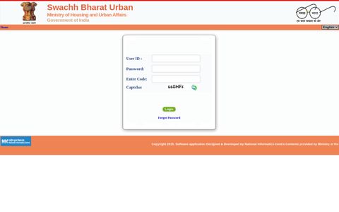 Login - Swachh Bharat Urban
